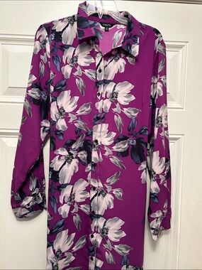 Cheztu purple shirt dress